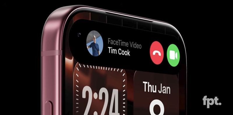 iPhone 18 Pro vẫn có Dynamic Island nhưng dời sang góc màn hình